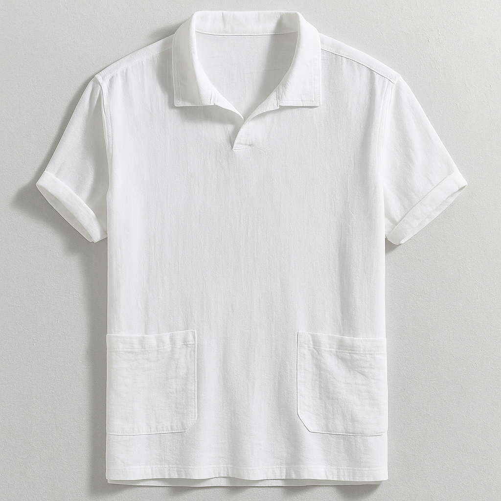 Hudson Linen Polo Shirt