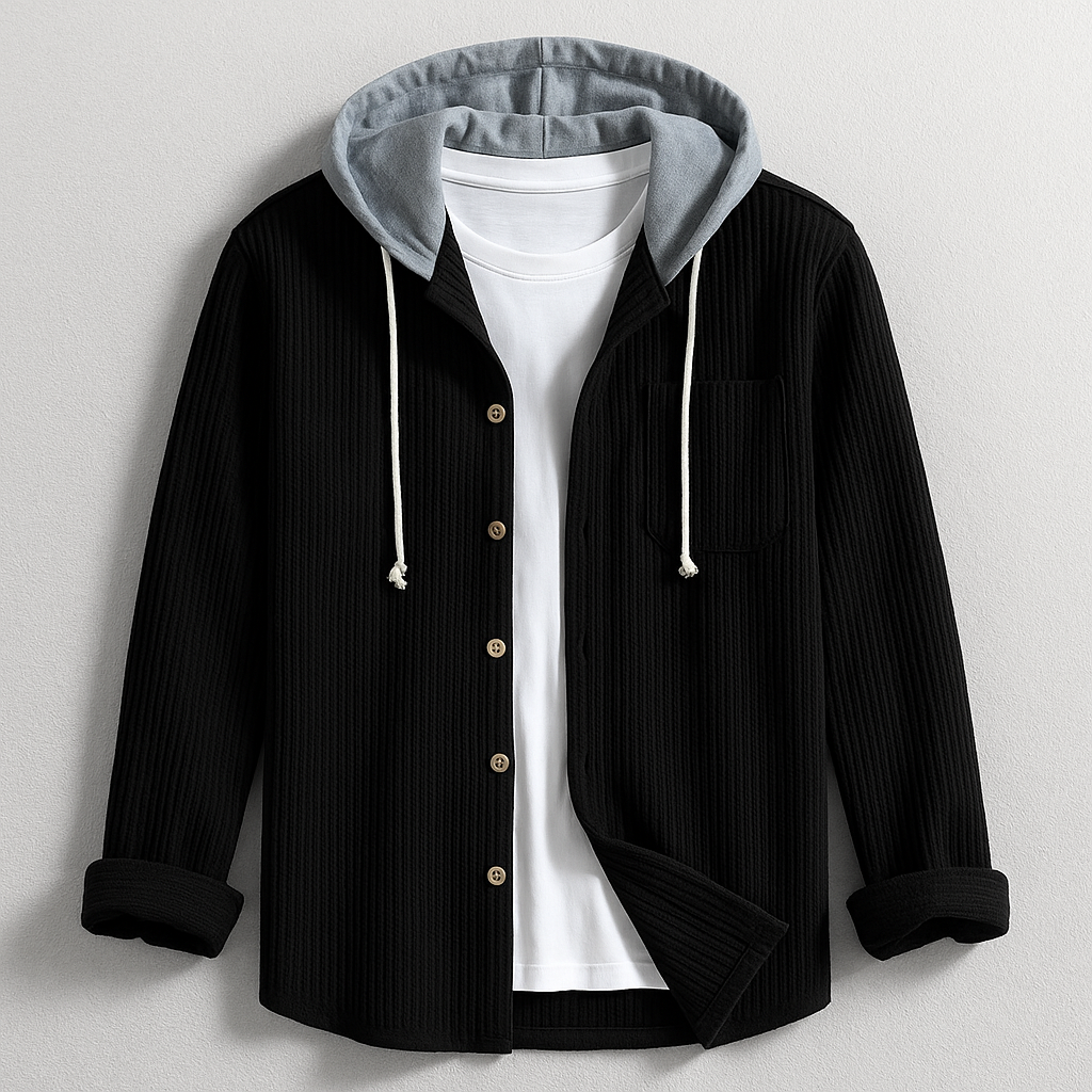 Arlo Corduroy Hoodie Shirt