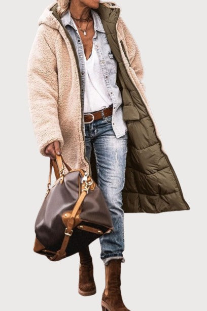 Emily | Elegant Reversible Coat for Women