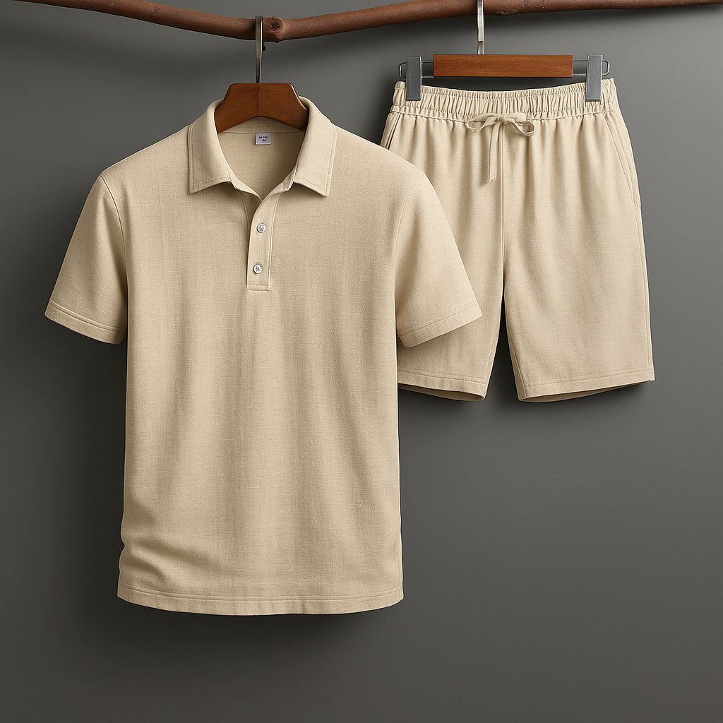 Oslo Linen Polo Set