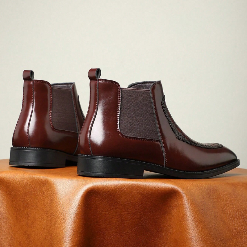 Beaumont Leather Chelsea Boots