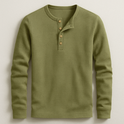 Hudson Henley Long Sleeve Shirt