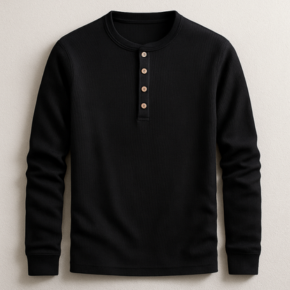 Hudson Henley Long Sleeve Shirt