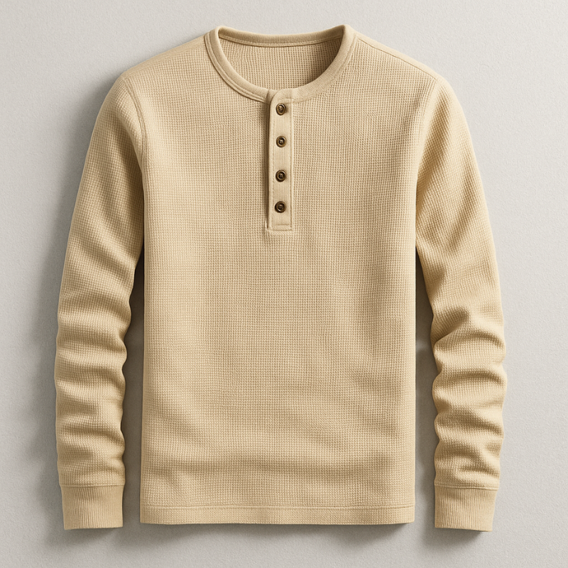 Hudson Henley Long Sleeve Shirt