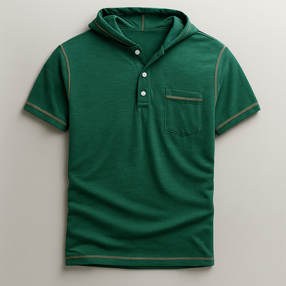 Belmont Hooded Polo Shirt