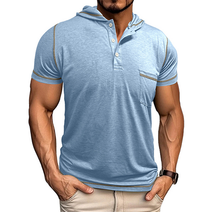 Belmont Hooded Polo Shirt