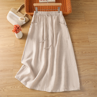 Avery Linen Skirt