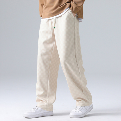 Lusso Corduroy Checkered Joggers