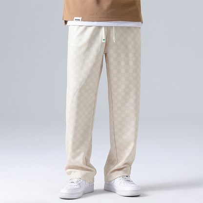 Lusso Corduroy Checkered Joggers