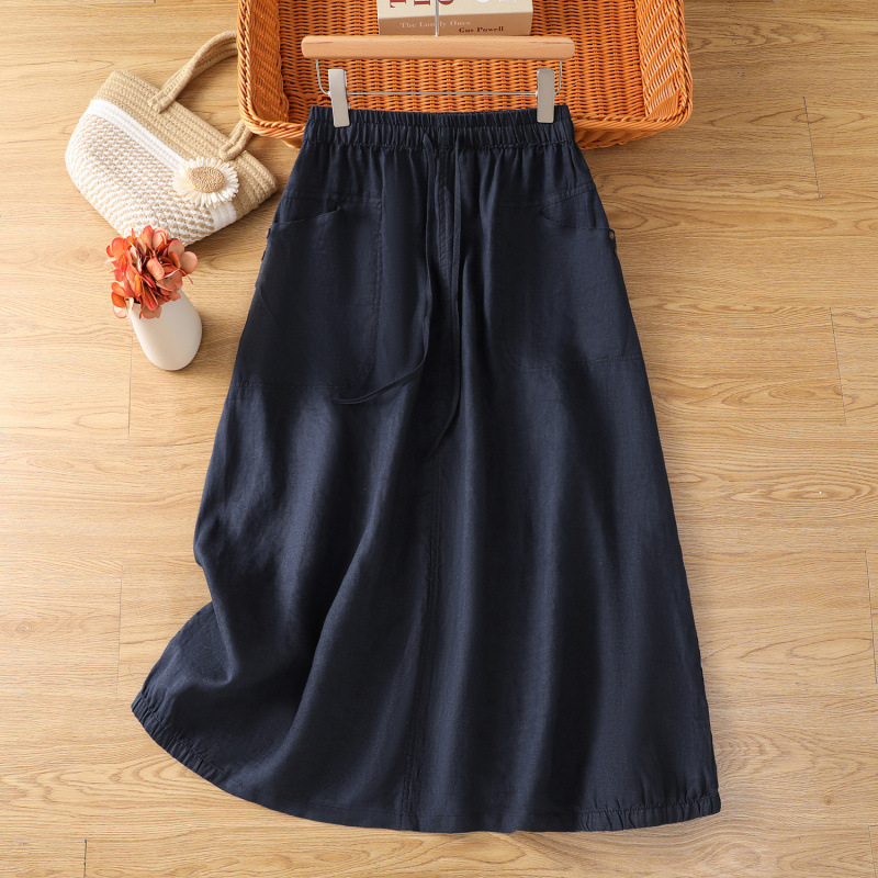 Avery Linen Skirt