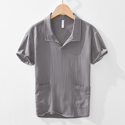 Arlo Linen Polo Shirt