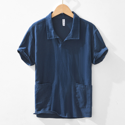 Arlo Linen Polo Shirt