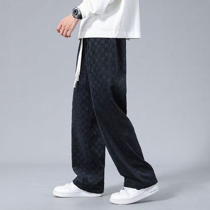 Lusso Corduroy Checkered Joggers