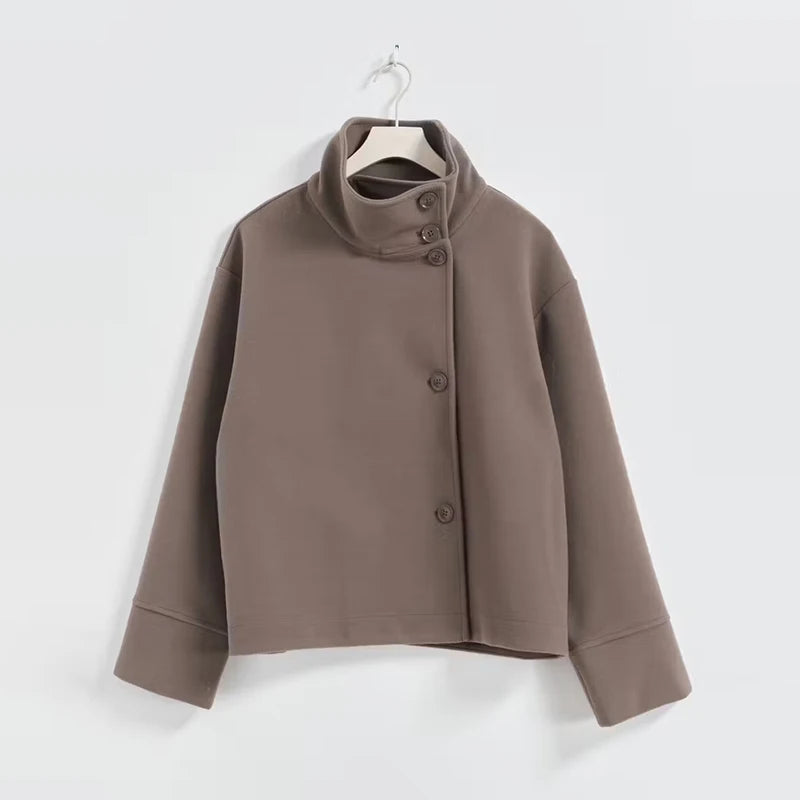Long Sleeve Woolen Luna Coat