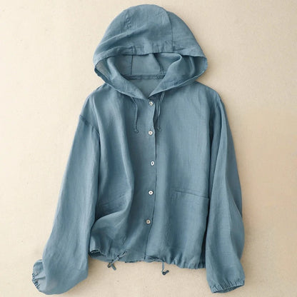Ella Linen Hoodie