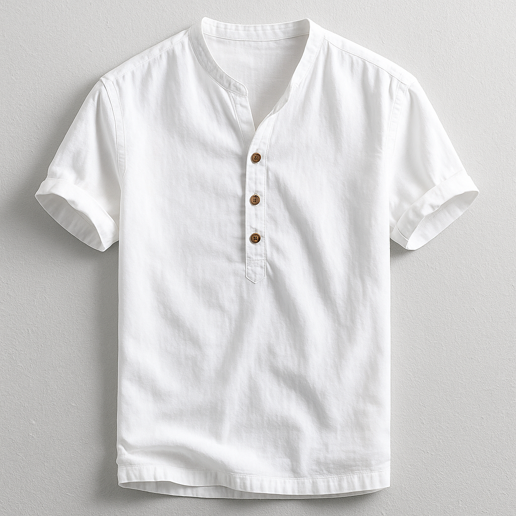 Hayden Linen Henley Shirt