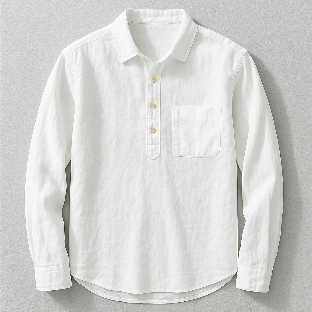 Hudson Linen Pullover Shirt