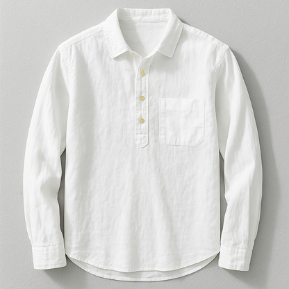 Hudson Linen Pullover Shirt