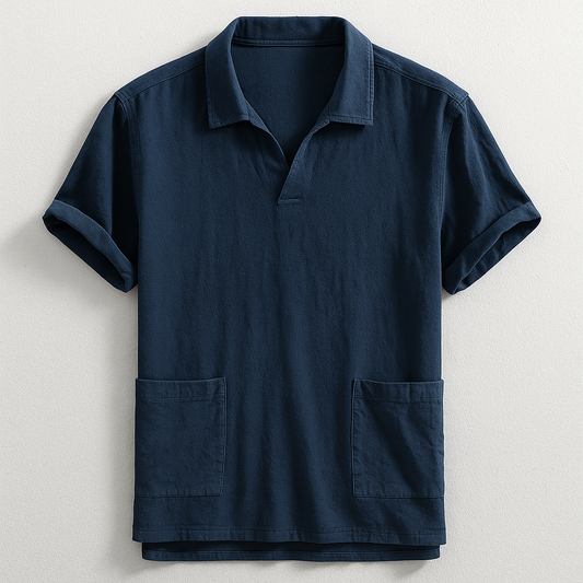 Hudson Linen Polo Shirt