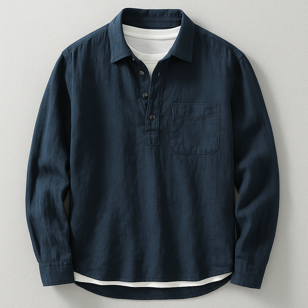 Hudson Linen Pullover Shirt