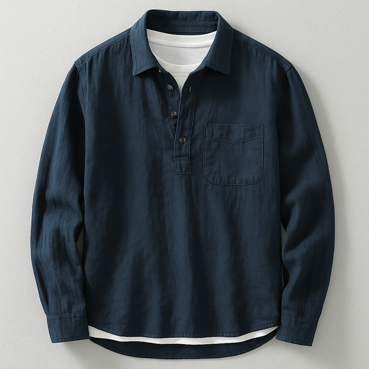 Hudson Linen Pullover Shirt