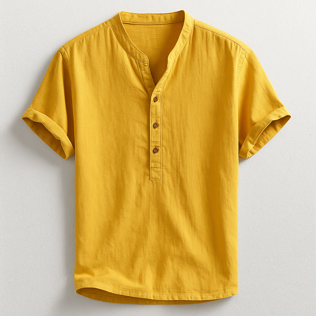 Hayden Linen Henley Shirt