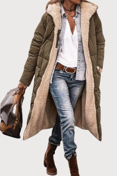 Emily | Elegant Reversible Coat for Women