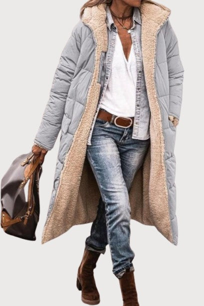 Emily | Elegant Reversible Coat for Women