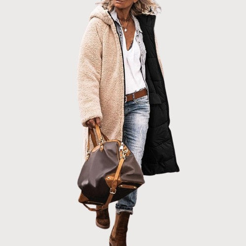 Emily | Elegant Reversible Coat for Women
