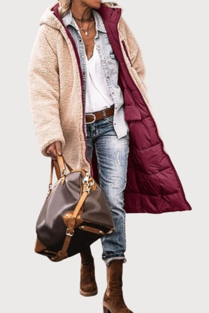 Emily | Elegant Reversible Coat for Women